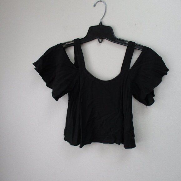 Miss Selfridge Petite Bare Shoulder Crop Top - Picture 1 of 5